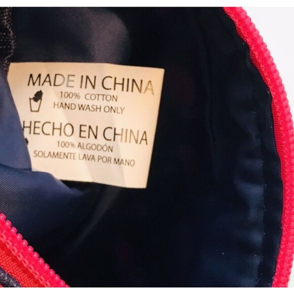 Flamingo Wristlet Myrtle Beach SC Tropical Destination Wallet Navy & Pink Charm - Picture 8 of 8